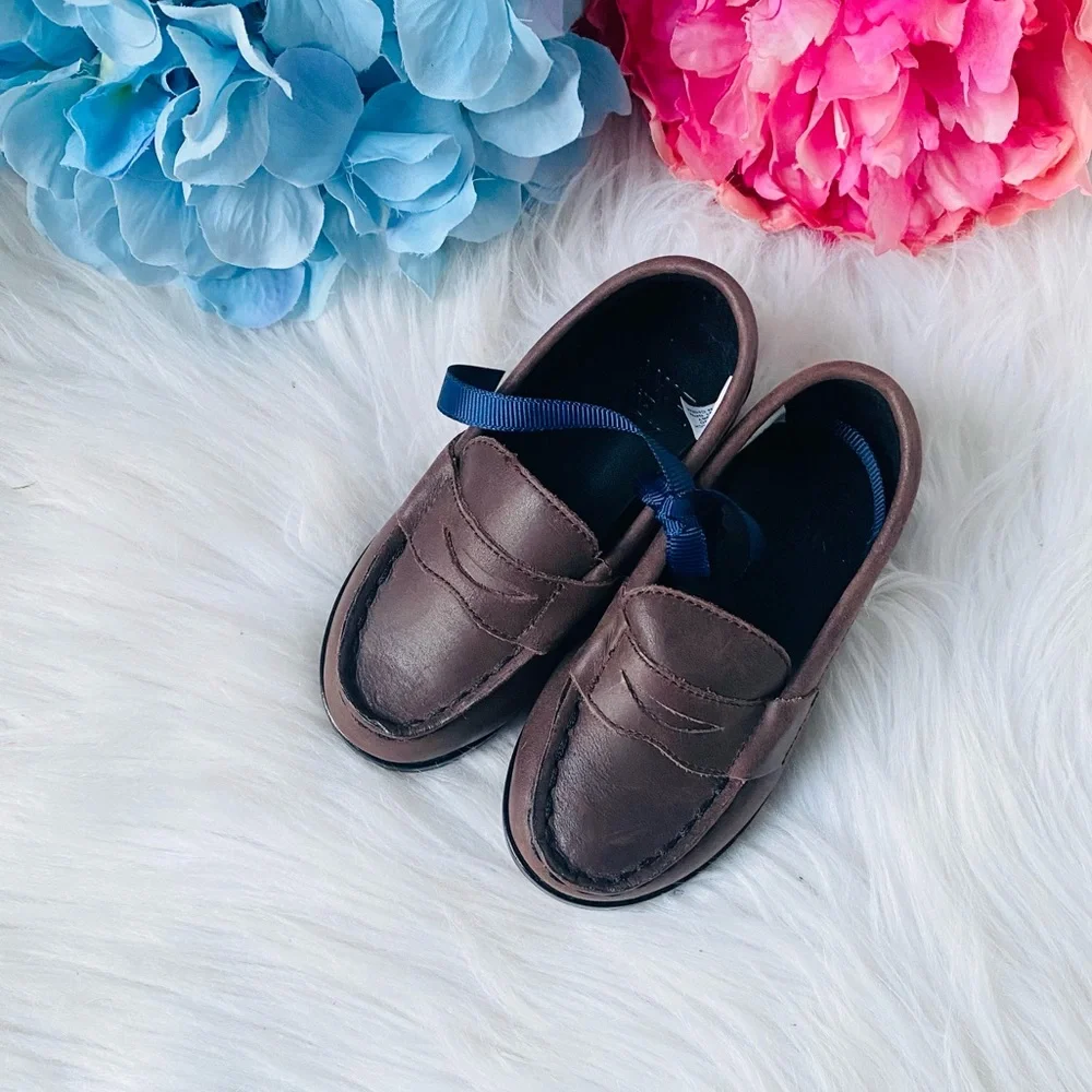 NEW | Janie & Jack Leather Penny Loafers